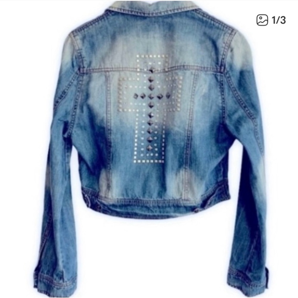 Body Central Jean Jacket Sz L
